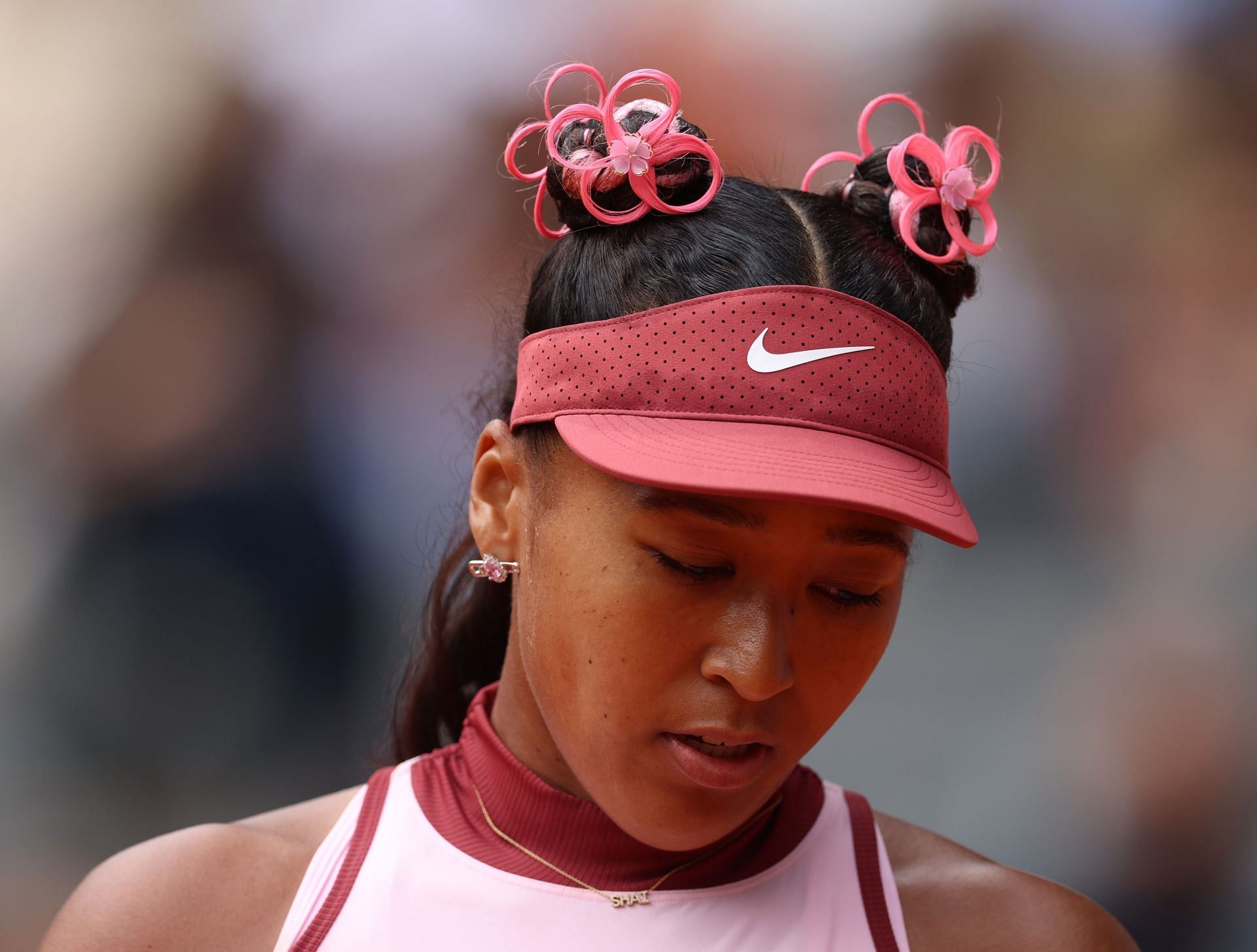 Osaka in action at the 2025 French Open - Day Two - Source: Getty